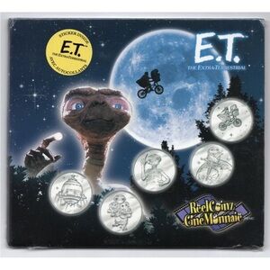 E.T. The Extra Terrestrial Movie 2002 Canada Reel Sealed Coin Set